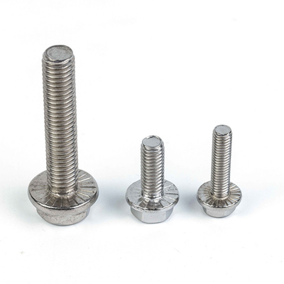 Специализированный 304 316 A2 A4 Hex Flange Titanium Machine Thread Bolt для нержавеющей стали