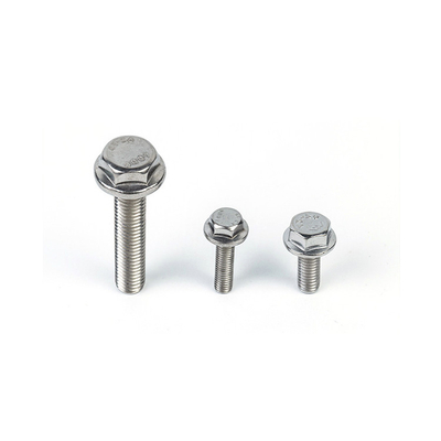 Специализированный 304 316 A2 A4 Hex Flange Titanium Machine Thread Bolt для нержавеющей стали