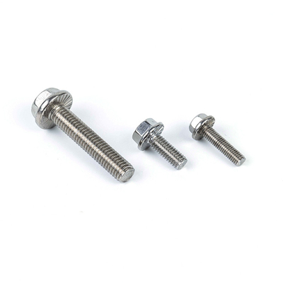Специализированный 304 316 A2 A4 Hex Flange Titanium Machine Thread Bolt для нержавеющей стали