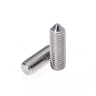 Pan Head Hexagon Socket Set Screws с конусовой точкой из нержавеющей стали SS304 SS316