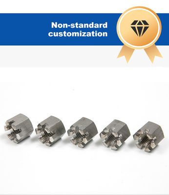 DIN935 DIN937 Нержавеющая сталь 304 32750 2205 Тяжелый замок замка шестеренковые резьбовые орехи