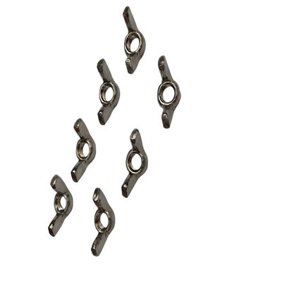 Застегивание 304 нержавеющей стали овечий рог орех ручной скрученный бабочка орех настройка