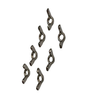 Застегивание 304 нержавеющей стали овечий рог орех ручной скрученный бабочка орех настройка