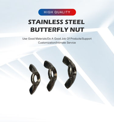 Стандарт DIN из нержавеющей стали M6 M8 M10 Wing Nut Din315 Ss304 Butterfly Nuts