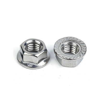 Imperial Measurement System SS304 Hex Flange Nut with Flange and Zinc Plating (Эмперская измерительная система SS304)