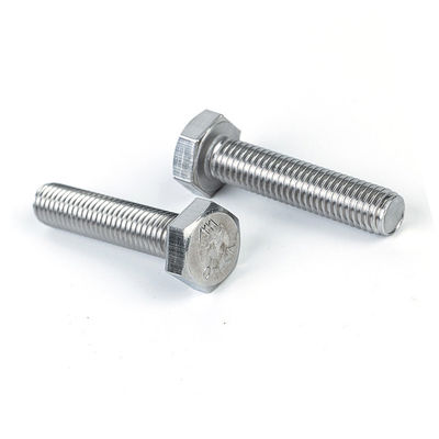 Простая отделка DIN933 Ногти и болты из нержавеющей стали для ремонта машин