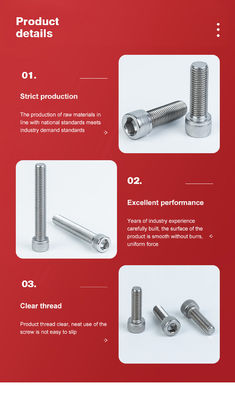 304 нержавеющая сталь на заказ Allen Hexagon Socket Cap Head Screws Bolt M8 M10 M12