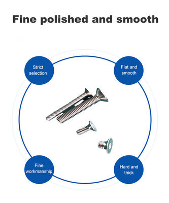 Pan Head DIN7991 SS304 A2-70 Full Thread Countersunk Socket Head Screws для всех размеров