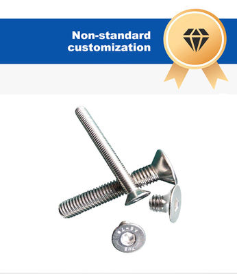 Pan Head DIN7991 SS304 A2-70 Full Thread Countersunk Socket Head Screws для всех размеров