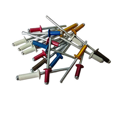 Алюминиевые слепые ниты поставка коррозионно устойчивые многоцветные круглые головные ниты для строительства