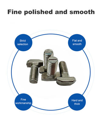Полный нить Тип T слот болты с хорошими нержавеющей стали крепежных винтов и болтов