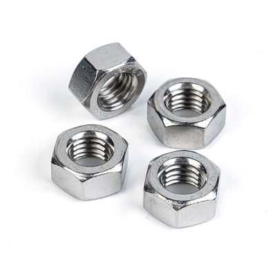 Шестоугольный монтаж серебряного ореха шестоугольный грубый нить орехов тонкий нержавеющий орех верхний выбор