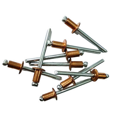 Строительство и мебель Легкие латуни открытые концы реветы с хорошей герметизацией