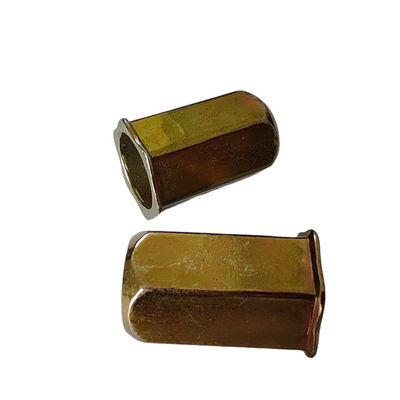 Система метрических измерений Малая голова полный шестеренковый открытый нить орешек с желтым цинковым покрытием