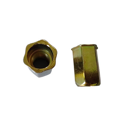 Желтая цинковая покрытая углеродной сталь Маленькая голова полный шестеренговый резьбовый гайка для вашей выгоды