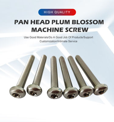 Нержавеющая сталь 2024 Torx Pin 6 Lobe Pan Button Head Machine Противоугонный винт
