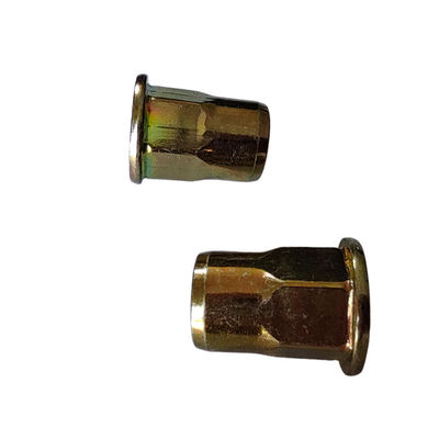 Желтый цинкованный углеродистый сталь полугексообразный натяжной открытый нит для удовлетворения ваших потребностей