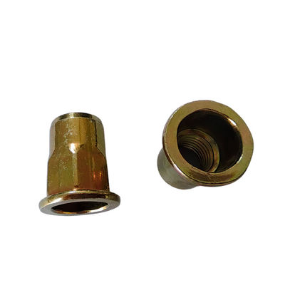 Тяжелая промышленность полугексовая желтая цинковая углеродистая сталь плоская голова открытая нить