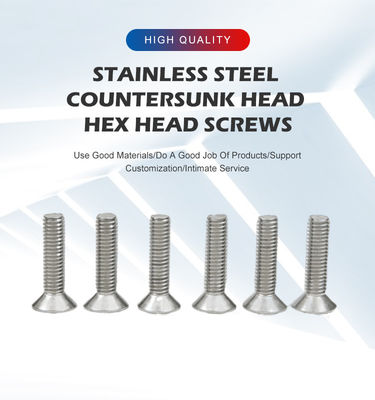 Крышовой винт из нержавеющей стали 304 с самосверляющейся и Phillips Countersunk Head