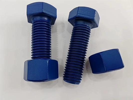 Unc Metric Threaded Rod Stud Bolt с высокой прочностью из нержавеющей стали из углеродистой стали PTFE