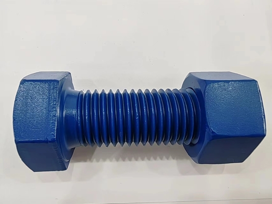 Unc Metric Threaded Rod Stud Bolt с высокой прочностью из нержавеющей стали из углеродистой стали PTFE
