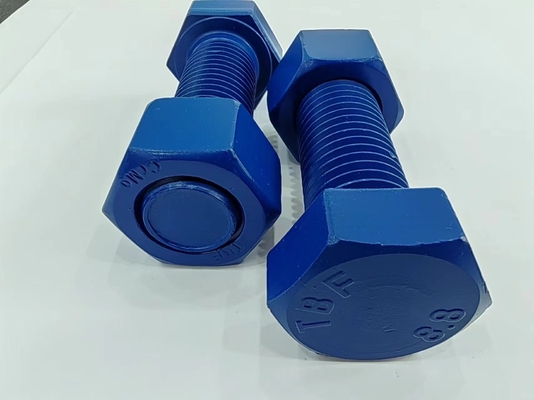Нержавеющая сталь длинный двойной конец резьбовой стержни PTFE Finish Hex Nut Set 10mm-1000mm