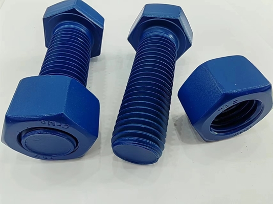Нержавеющая сталь длинный двойной конец резьбовой стержни PTFE Finish Hex Nut Set 10mm-1000mm