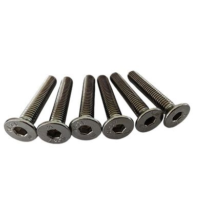 Полный нить Тип INCH Измерение Нержавеющая сталь 304 Countersunk голова Плоская голова винтов