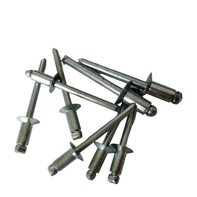 6.4мм открытый конец противозатопленная голова слепые нитки в белом для легкой установки из железа