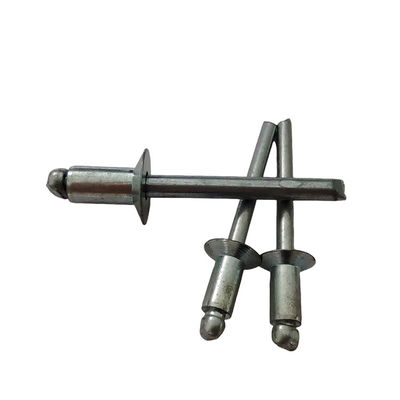 6.4мм открытый конец противозатопленная голова слепые нитки в белом для легкой установки из железа