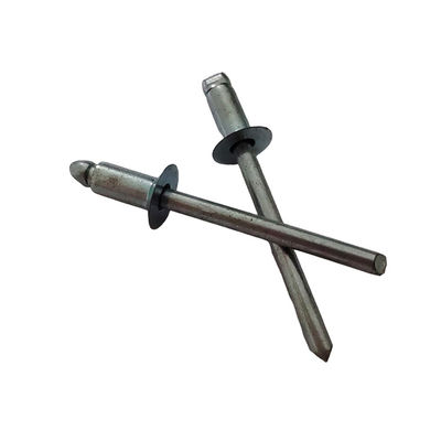 6.4мм открытый конец противозатопленная голова слепые нитки в белом для легкой установки из железа