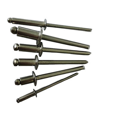 Нержавеющая сталь 4,0 мм Открытый конец Слепые нитки Круглая голова Легкая установка Яркая отделка