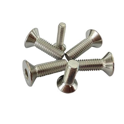 Система измерения INCH Самый продаваемый 304 нержавеющей стали Countersunk Head Flat Hex Socket Flat Head M4 M5 M6 M8