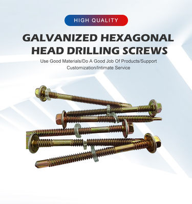 Сцинкованный самоподтягивающийся крышный винт для высокопрочной связки в метрической производительности