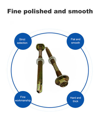 Сцинкованный самоподтягивающийся крышный винт для высокопрочной связки в метрической производительности