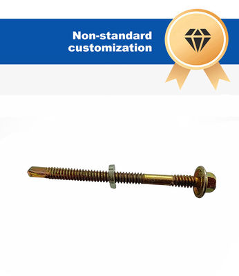 Сцинкованный самоподтягивающийся крышный винт для высокопрочной связки в метрической производительности