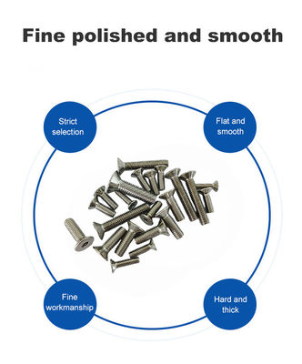 Система измерения INCH Самый продаваемый 304 нержавеющей стали Countersunk Head Flat Hex Socket Flat Head M4 M5 M6 M8