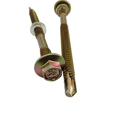 Метрические самосверляющие винты с головой и нейлоновым пластырем