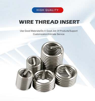 304 из нержавеющей стали DIN8140 Скрут самозамыкающаяся нить вставка проволока натянутые спирали