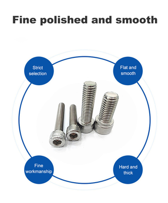 Нержавеющая сталь M6 M8 Allen Bolt Full Thread Screws на заказ для A-уровневой прочности
