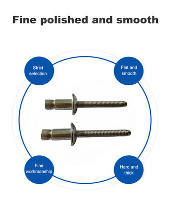 Железная чашка рисование гвоздики Нить для внутреннего блокировки Цель яркая отделка 4.8/6.4/7.8 мм