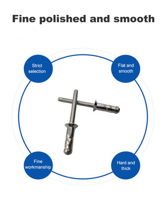 Нержавеющая сталь конструктивный нить слепой нить купол голова плоская голова с непокрытой отделкой