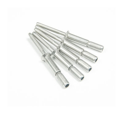 2024 Нержавеющая сталь оцинкованный простой открытый круглый голова слепые нитки с серебристым отделкой