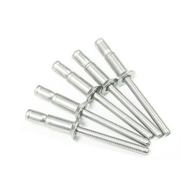 Серебряная отделка Круглая голова тянуть 304 нержавеющей стали Открытый Countersunk голова слепые нитки
