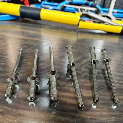 304 нержавеющая сталь многобарабанная двойная нить круглая голова нитки 3.2 4.0 4.8 яркая отделка