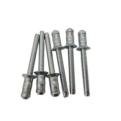 Отчет о контрольном испытании слепой нитью 4,8 мм из углеродистой стали с круглой головой в форме гиппокампа