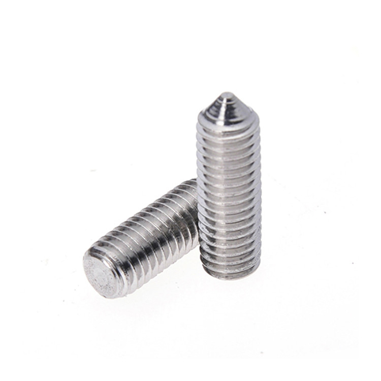 Pan Head Hexagon Socket Set Screws с конусовой точкой из нержавеющей стали SS304 SS316