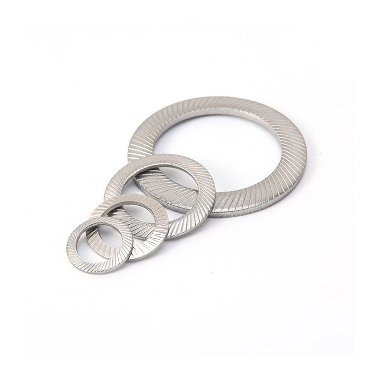 Нержавеющая сталь DIN9250 304 Зернистый зуб с резьбой дисковой пружинной стиральной машины с управлением