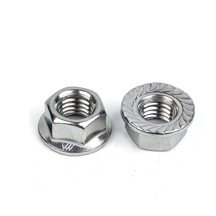 Imperial Measurement System SS304 Hex Flange Nut with Flange and Zinc Plating (Эмперская измерительная система SS304)