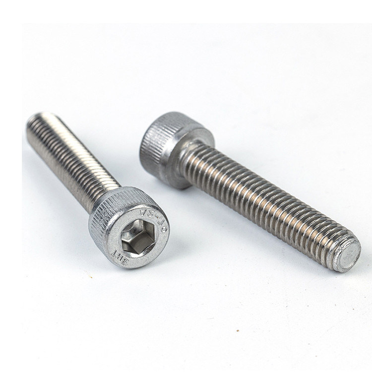 Устойчивость к производству крепежных элементов A-Level 304/316 Шестоугольные винты с простым отделением